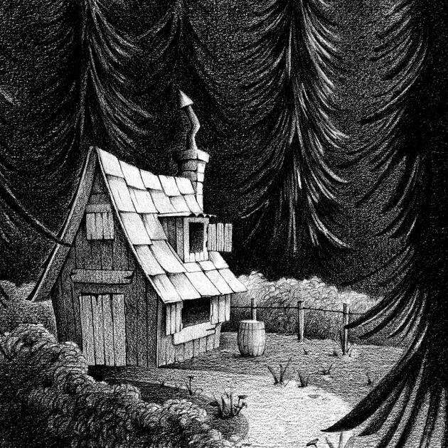 graphite noir & blanc