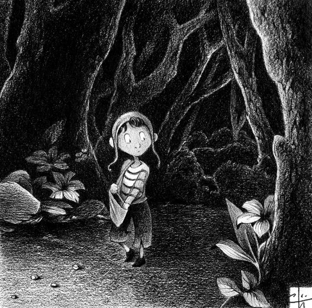 graphite noir & blanc